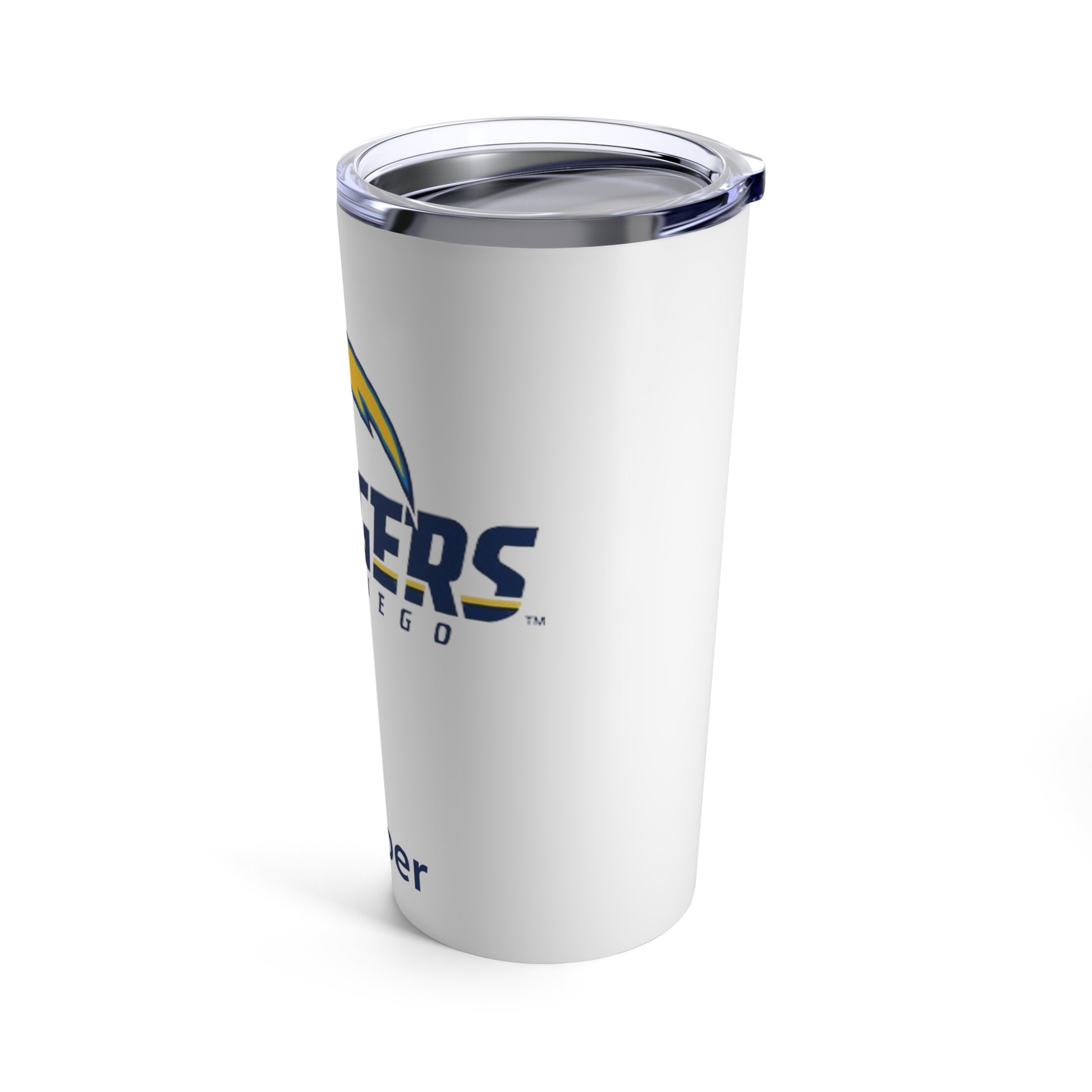 Personalized Los Angeles Chargers 20oz Travel Mug Tumbler