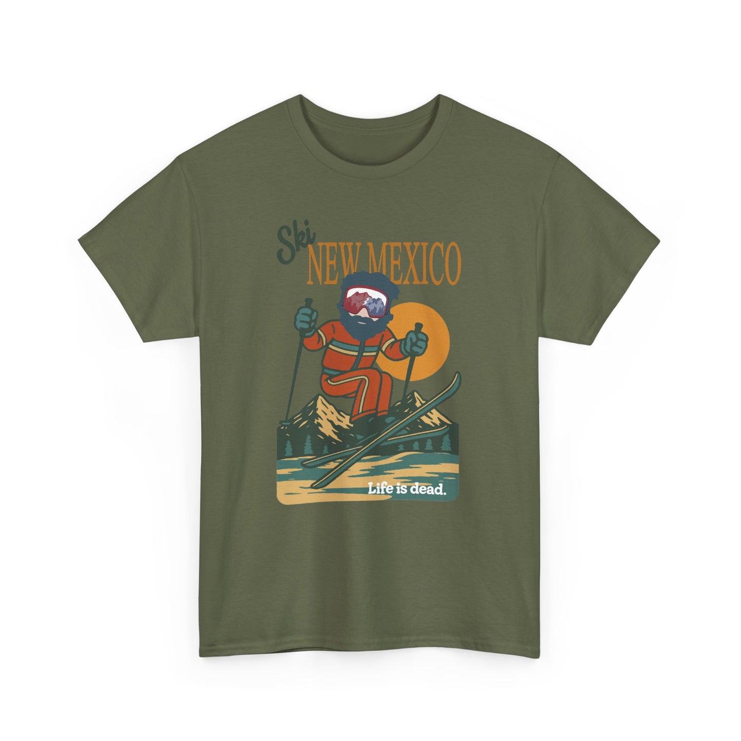 Ski New Mexico Retro Grateful Dead T-Shirt