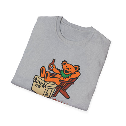 Chillin' Bear - Life is dead. Grateful Dead TShirt