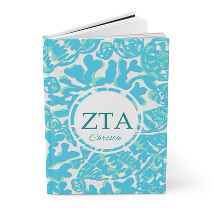 Personalized Zeta Tau Alpha Hardcover Journal Matte - ADP -