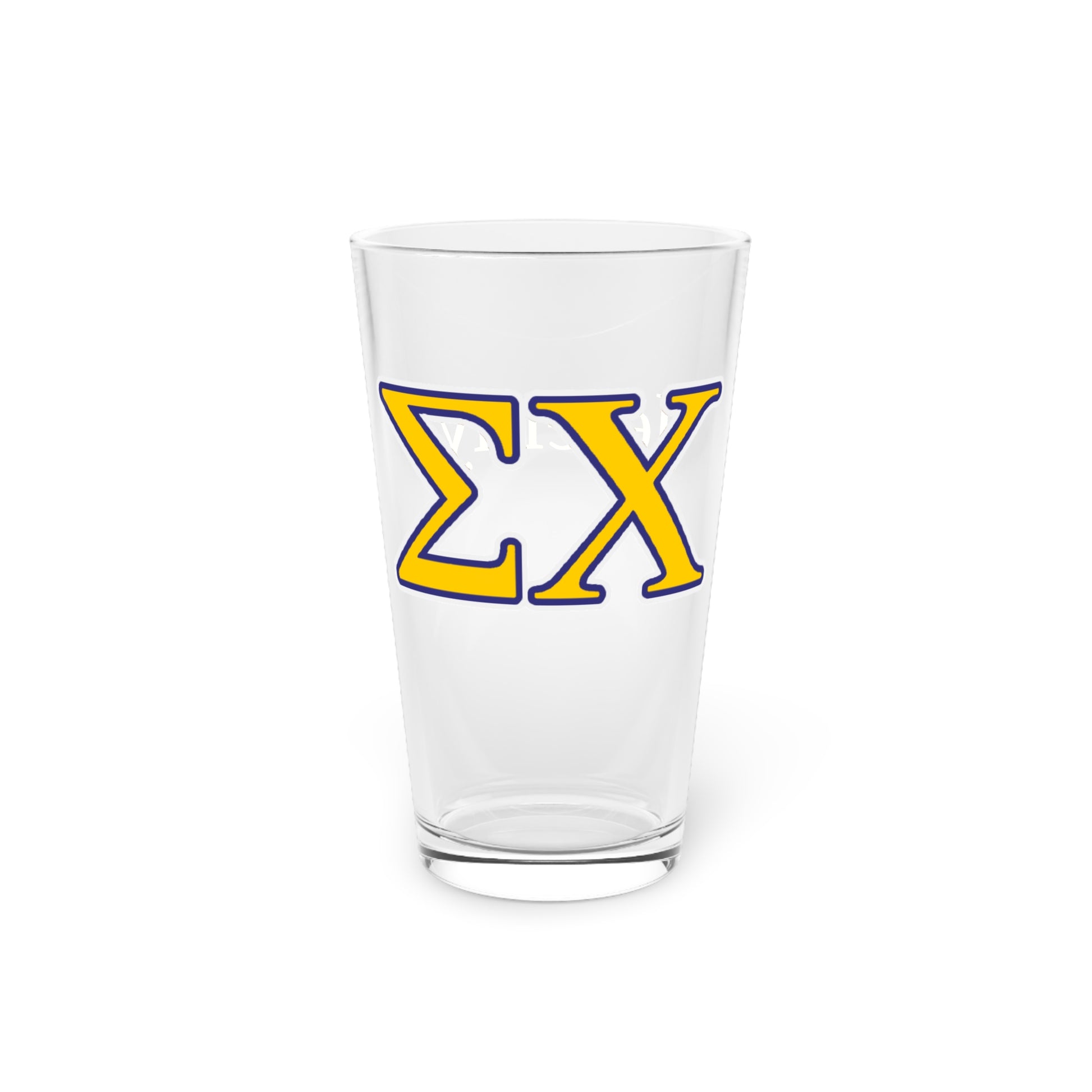 Personalized Sigma Chi Fraternity "Pint" Glass, 16oz