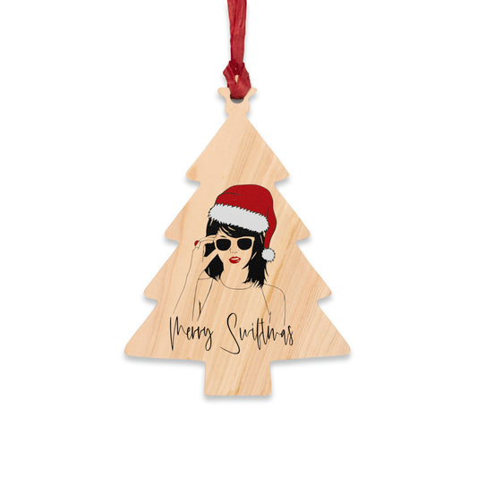 Taylor Swift Merry Swiftmas Christmas/Holiday Wooden Ornament