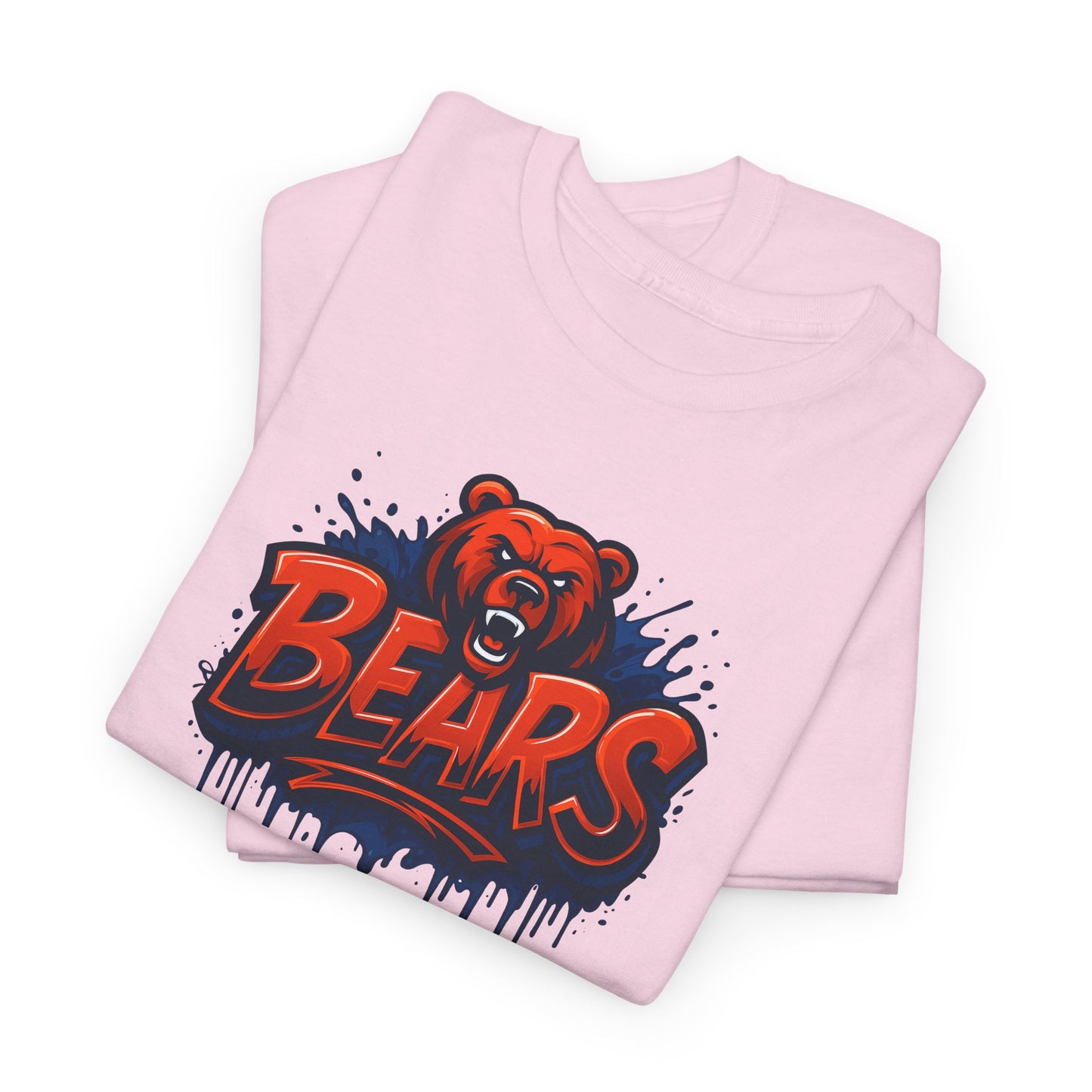 Chicago Bears Art Unisex Premium Cotton Tee