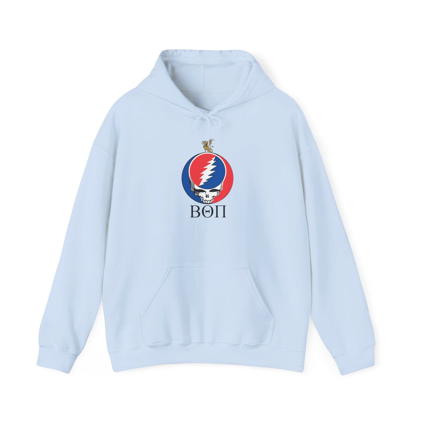 Personalized Beta Theta Pi Grateful Dead Unisex Heavy Blend Hoodie - Hooded Sweatshirt - Add A Name or Nickname To The Back for Free!