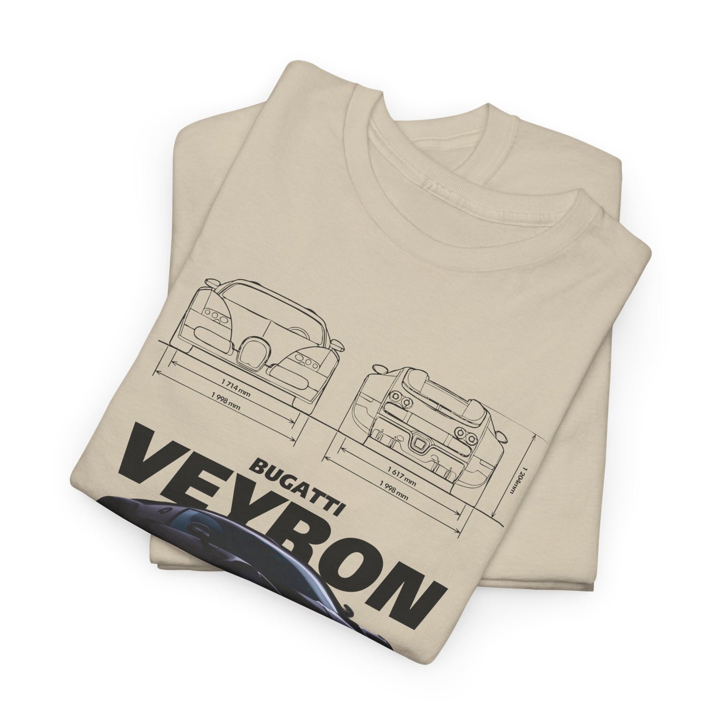 Bugatti Veyron Blueprint Collection Unisex T-Shirt