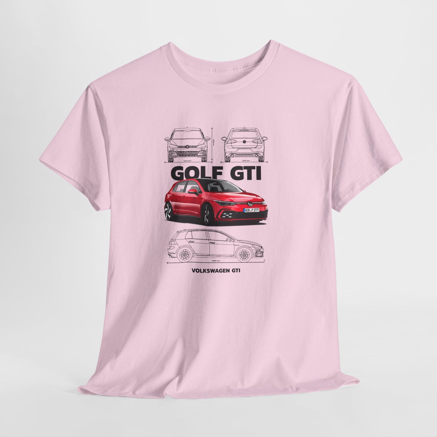 Volkswagen GTI Blueprint Collection Unisex Cotton Tee