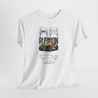 Jeep Wrangler Rubicon Blueprint Collection Unisex Cotton Tee