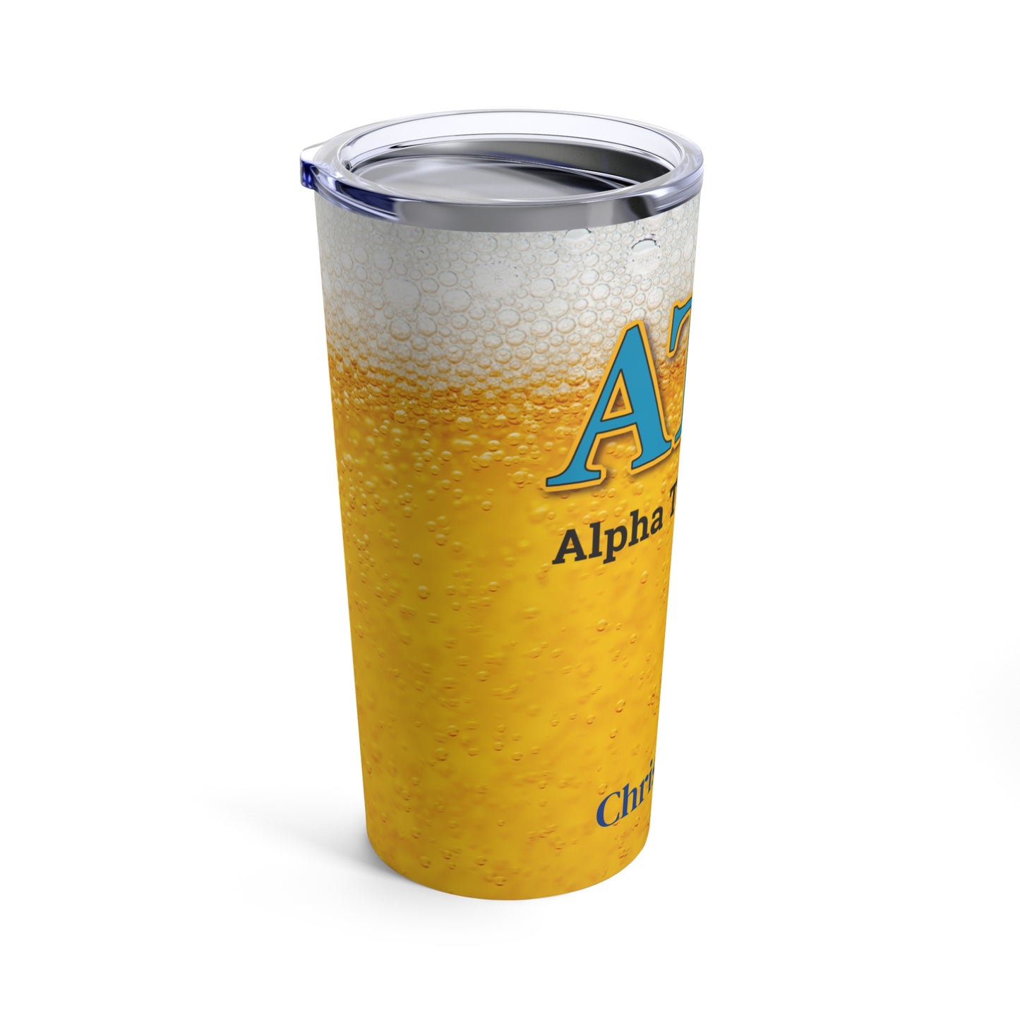 Personalized Alpha Tau Omega 20oz Travel Mug / Tumbler + Vacuum-Insulated } Add