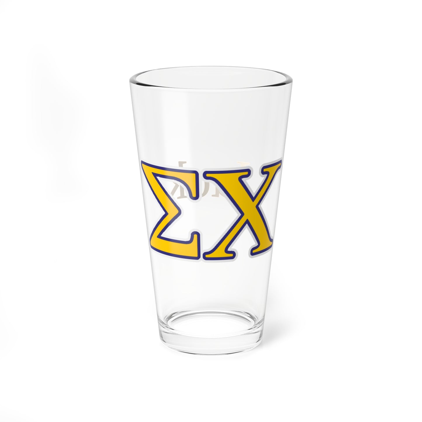 Personalized Sigma Chi Fraternity Pint Glass - 16oz - Drinking Glass