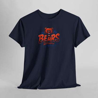 Chicago Bears Art Unisex Premium Cotton Tee