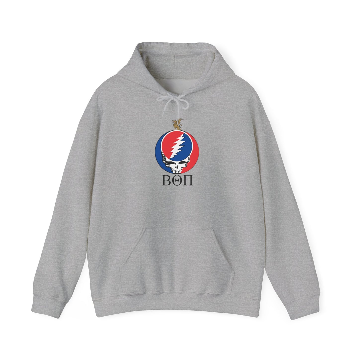 Personalized Beta Theta Pi Grateful Dead Unisex Heavy Blend Hoodie - Hooded Sweatshirt - Add A Name or Nickname To The Back for Free!