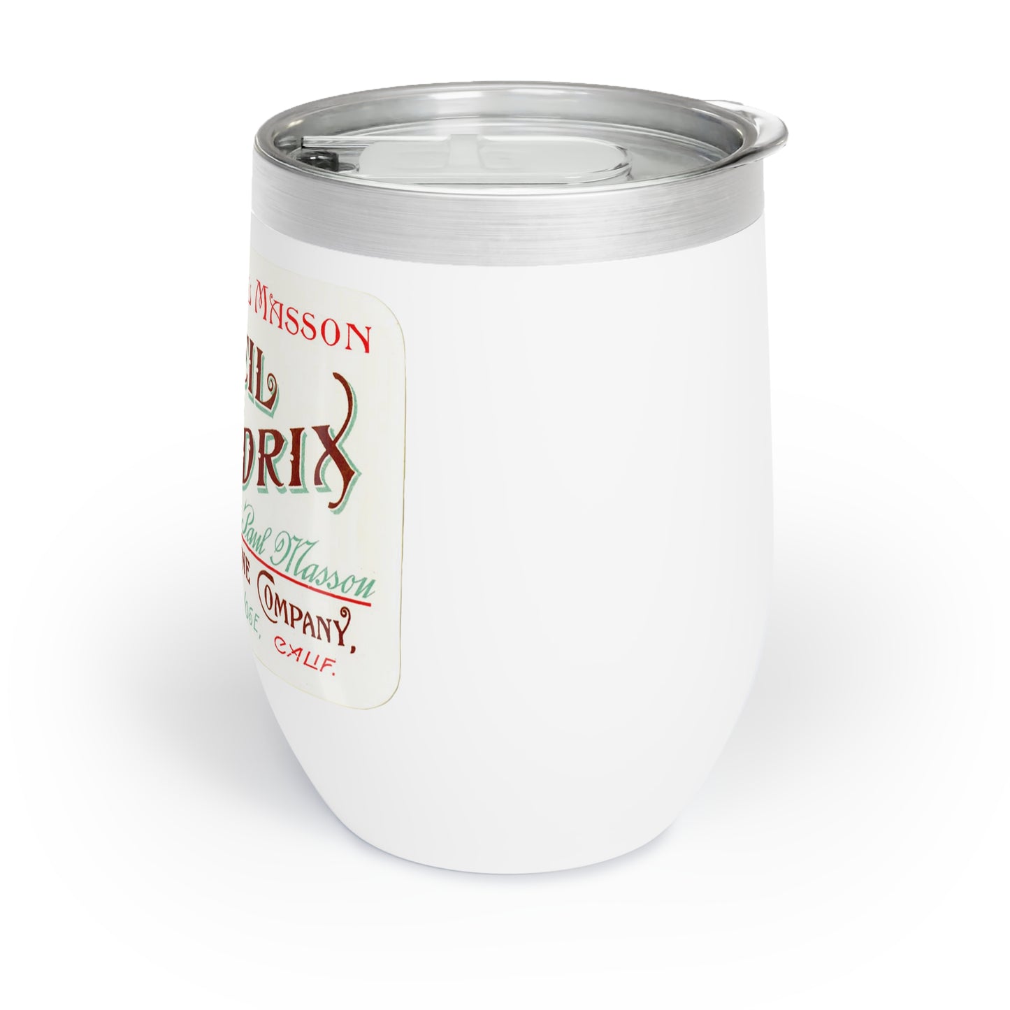 Wine Tumbler - Paul Masson Oeil de Perdrix Champagne Label