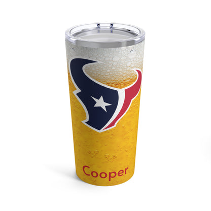 Personalized Houston Texans 20oz Travel Mug Tumbler