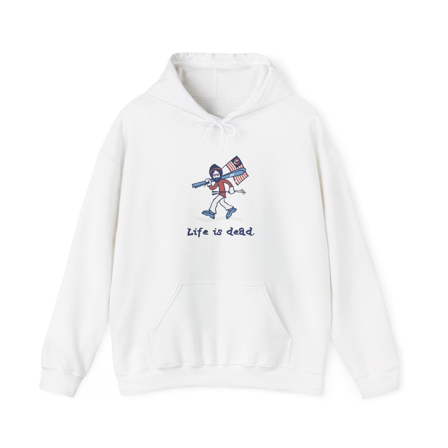 Skier Jerry Grateful Dead Unisex Hoodie  Winter Warmth