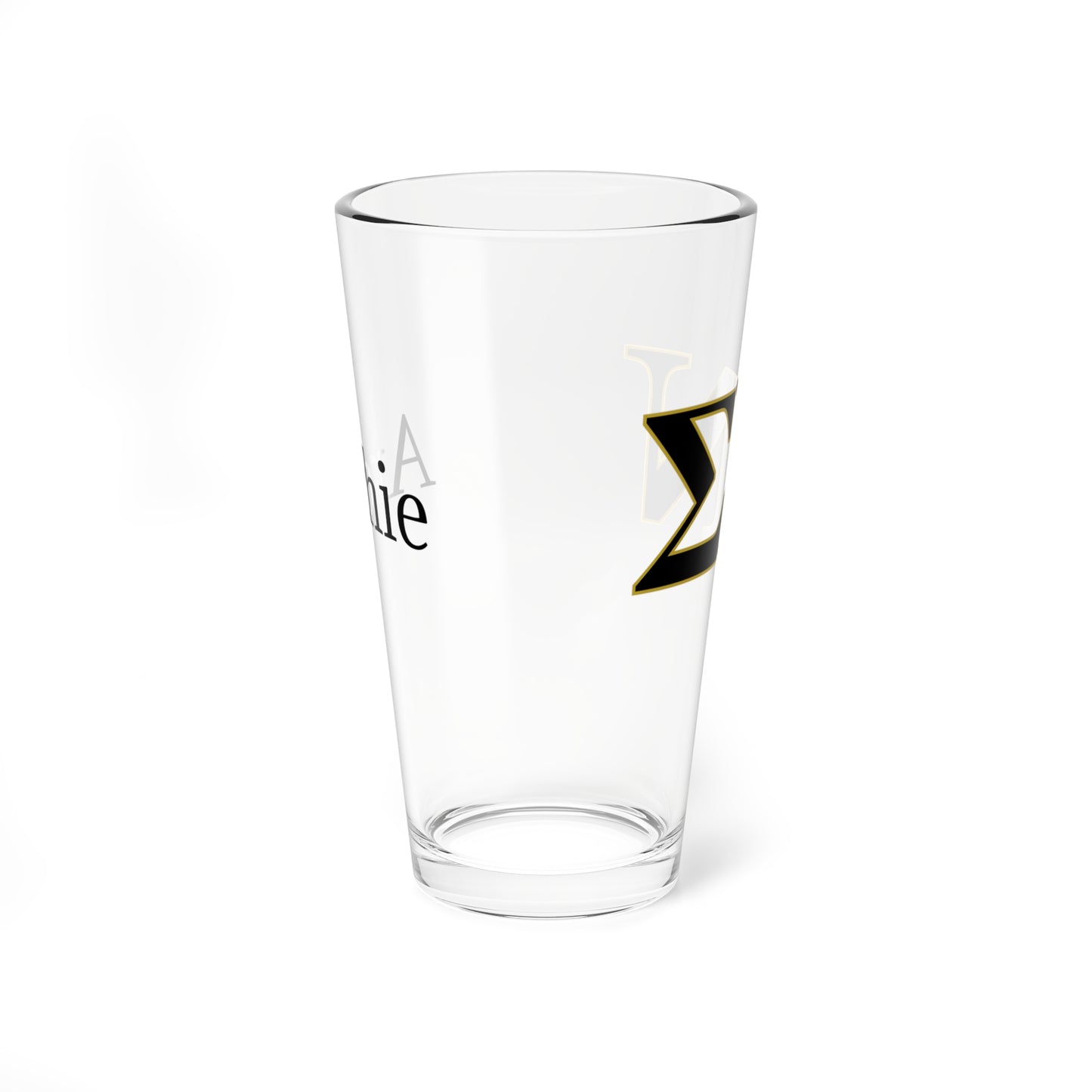 Personalized Sigma Nu Fraternity Pint Glass - 16oz - Drinking Glass