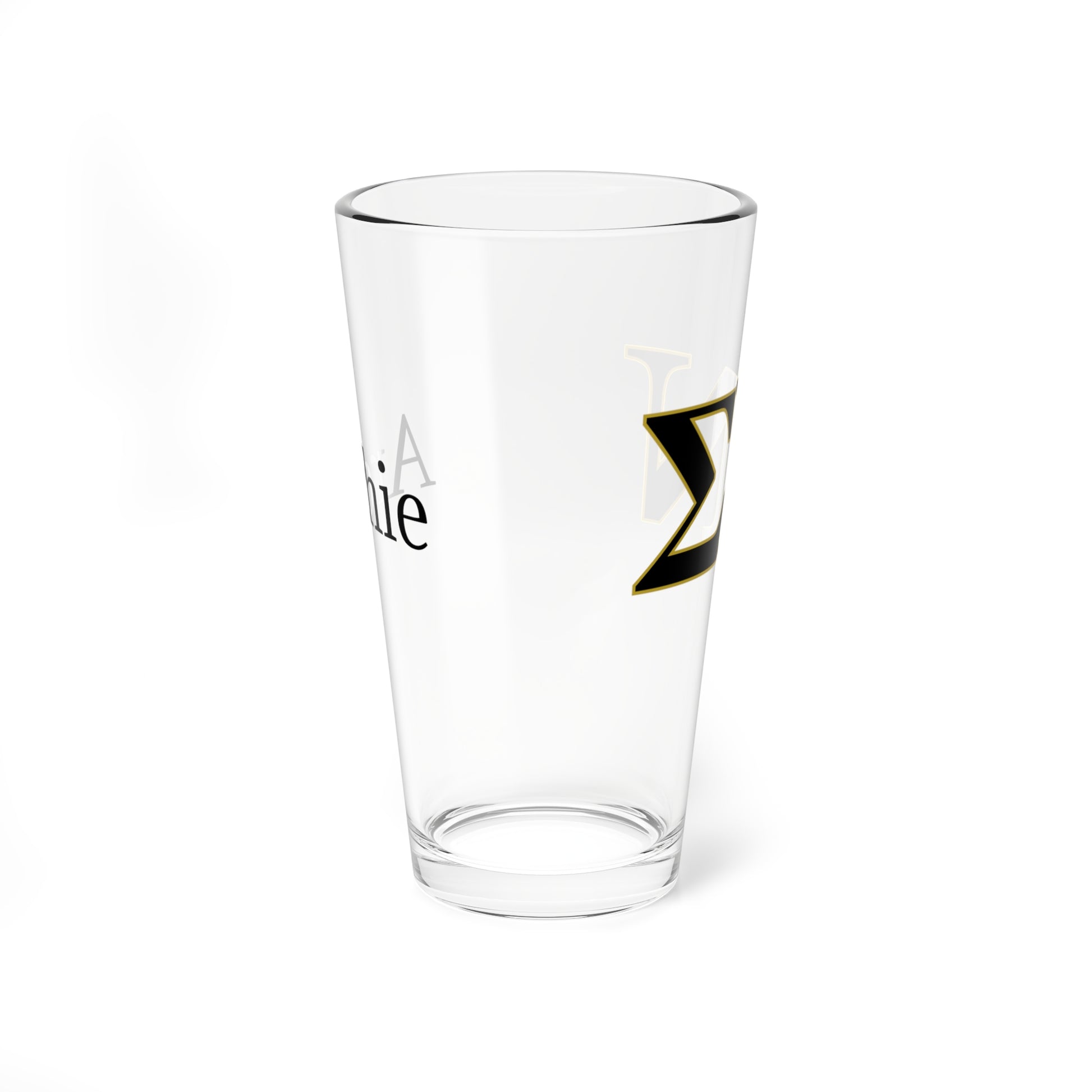 Personalized Sigma Nu Fraternity Pint Glass - 16oz - Drinking Glass