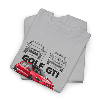 Volkswagen GTI Blueprint Collection Unisex Cotton Tee