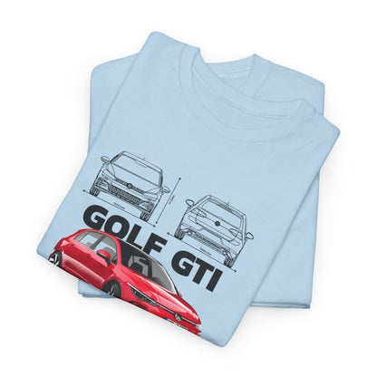 Volkswagen GTI Blueprint Collection Unisex Cotton Tee