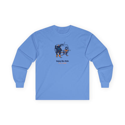 Life is dead. Enjoy the Ride - Jerry and His Best Bear Bud - Grateful Dead Long Sleeve Tee