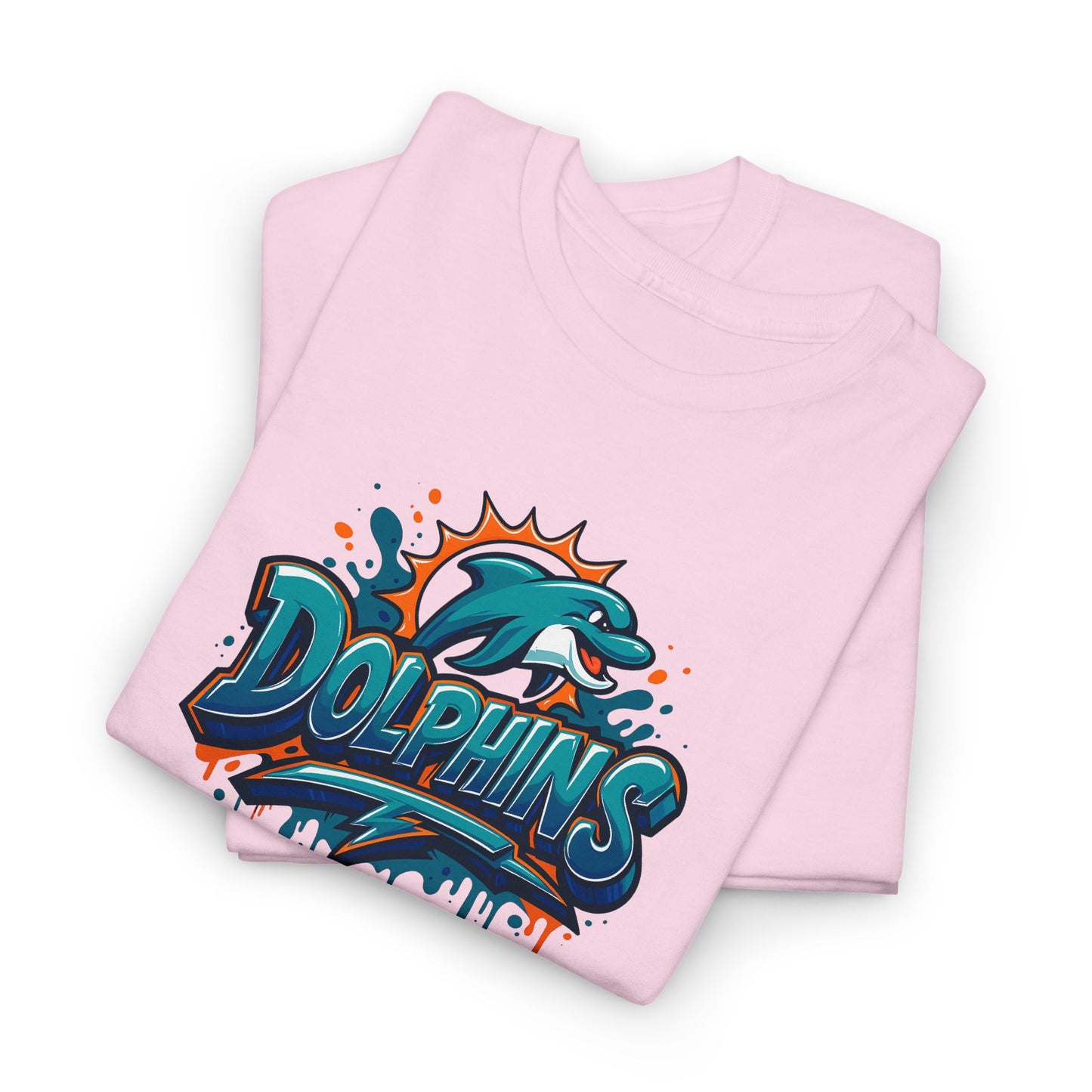 Miami Dolphins Art Unisex Premium Cotton Tee