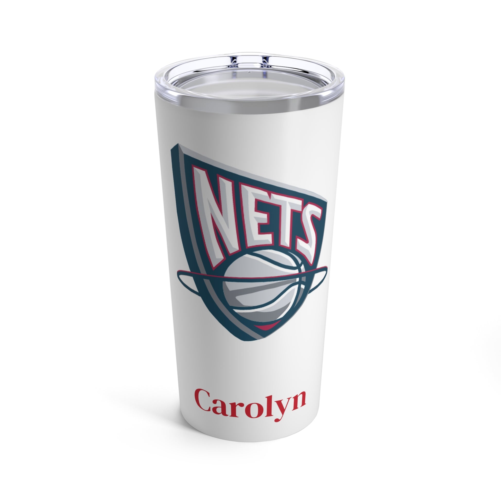 Personalized Brooklyn Nets 20oz Travel Mug Tumbler