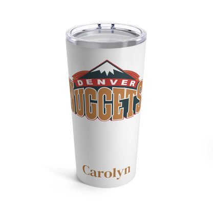 Personalized Denver Nuggets 20oz Travel Mug Tumbler