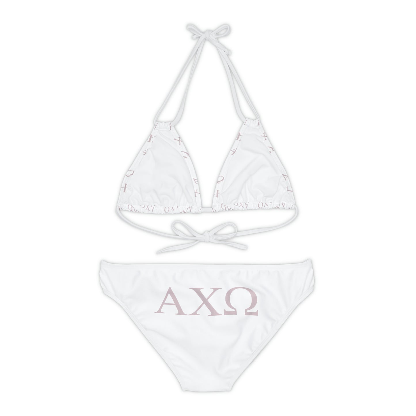 Alpha Chi Omega Sorority Strappy Bikini Set