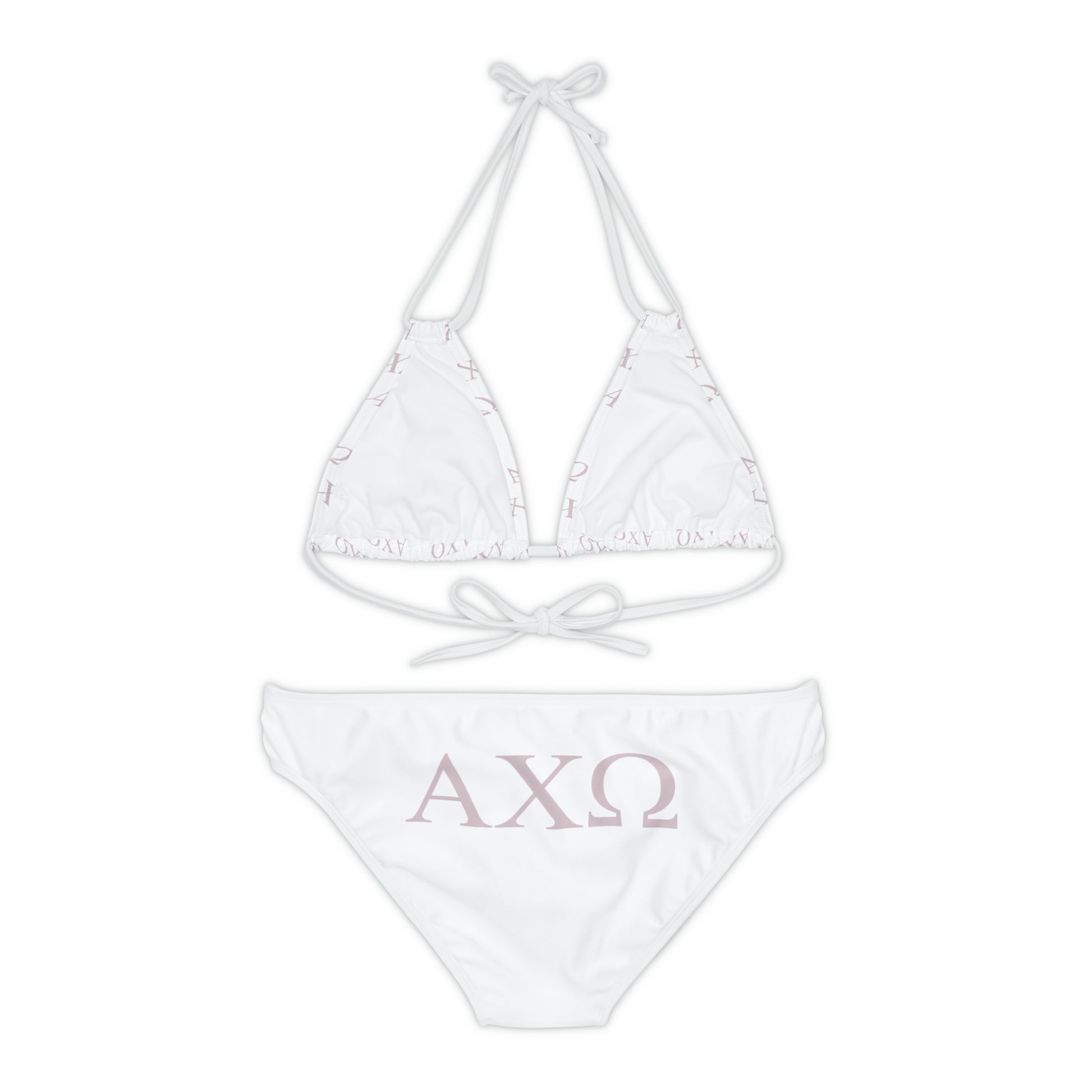 Alpha Chi Omega Sorority Strappy Bikini Set