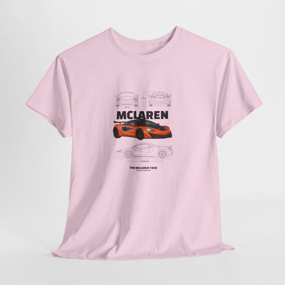 MCLAREN 720S Blueprint Collection Unisex Cotton Tee