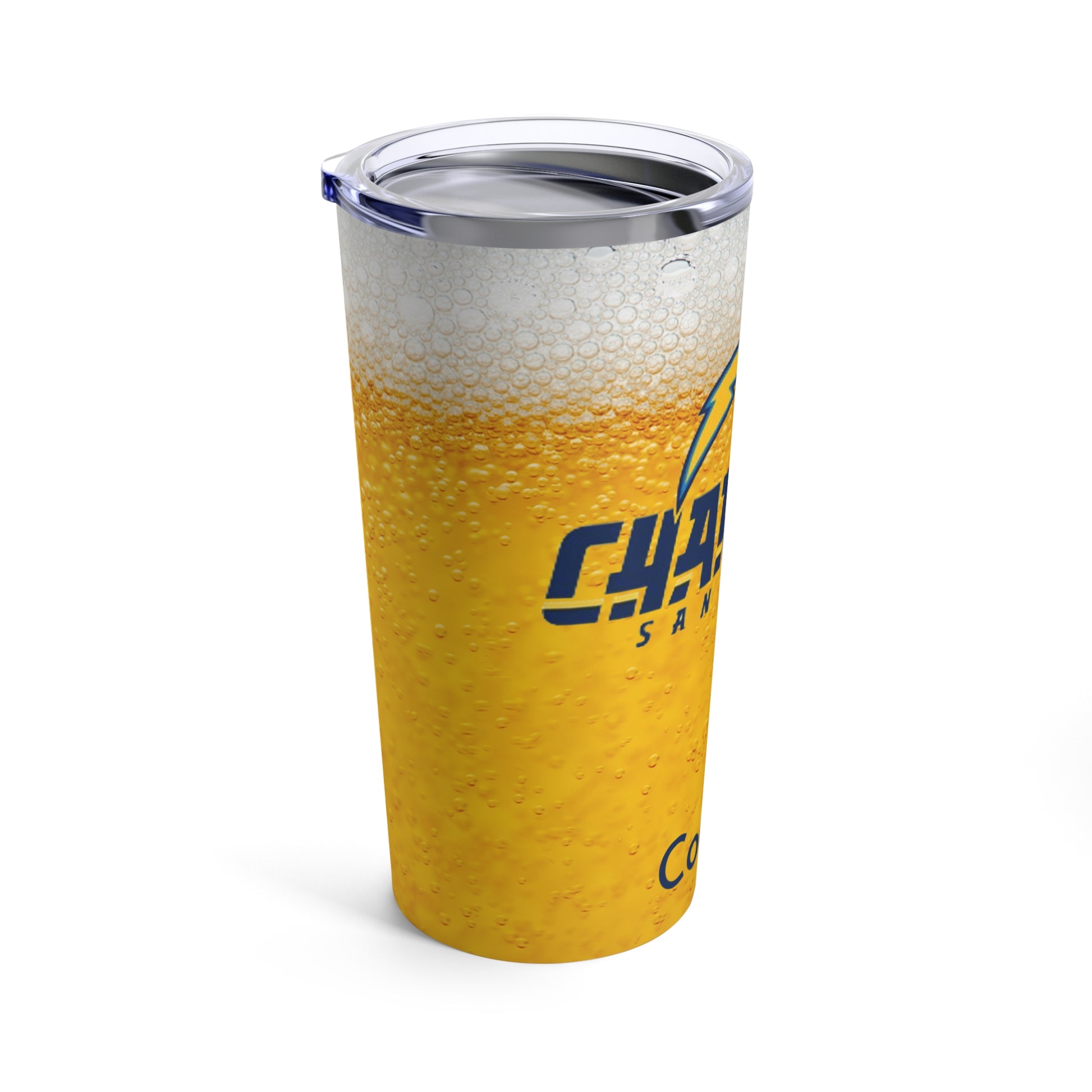 Personalized Los Angeles Chargers 20oz Travel Mug / Tumbler + Vacuum-Insulated } Add
