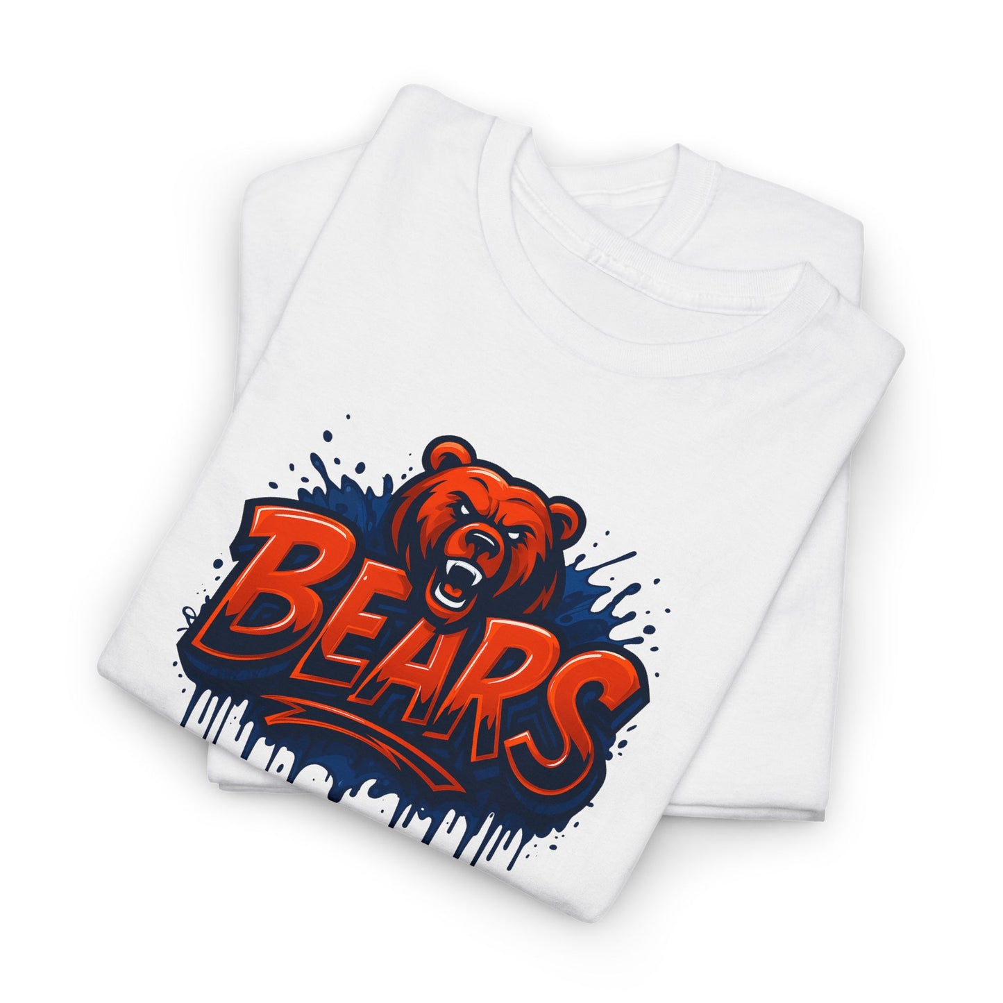 Chicago Bears Art Unisex Premium Cotton Tee
