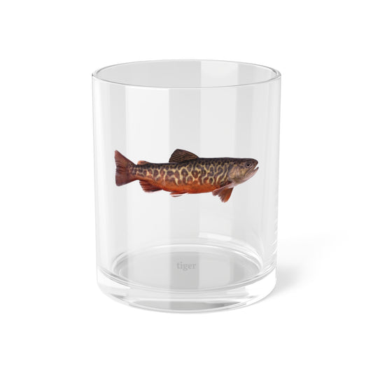 Tiger Trout Whiskey Glass - 10oz Celebrate