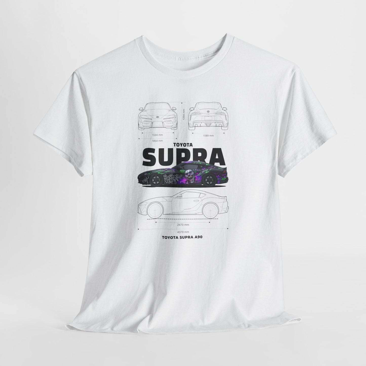 Toyota Supra A90 Blueprint Collection Unisex Cotton Tee