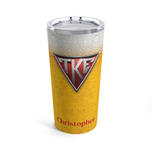 Personalized Tau Kappa Epsilon 20oz Travel Mug Tumbler