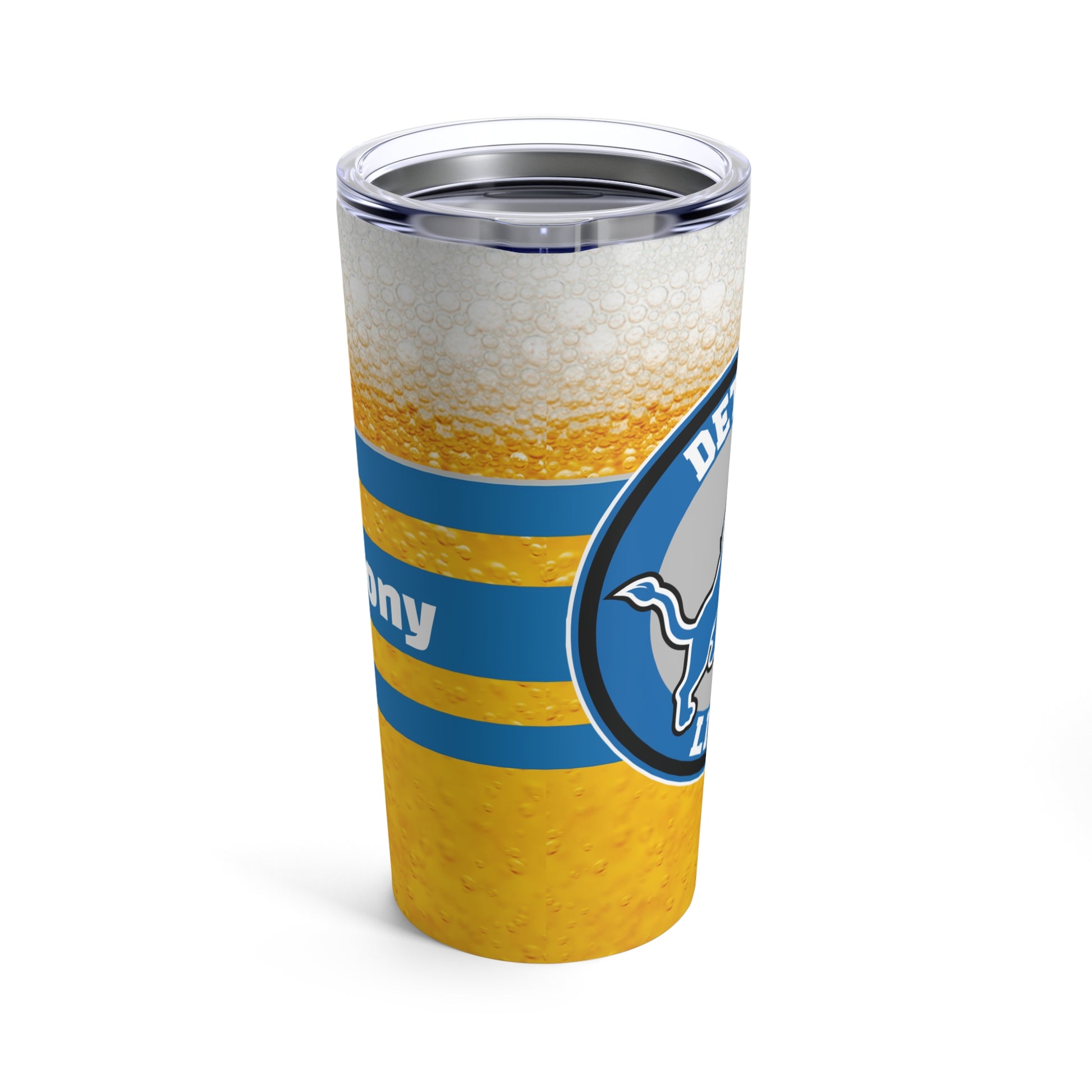 Personalized Detroit Lions 20oz Travel Mug Tumbler