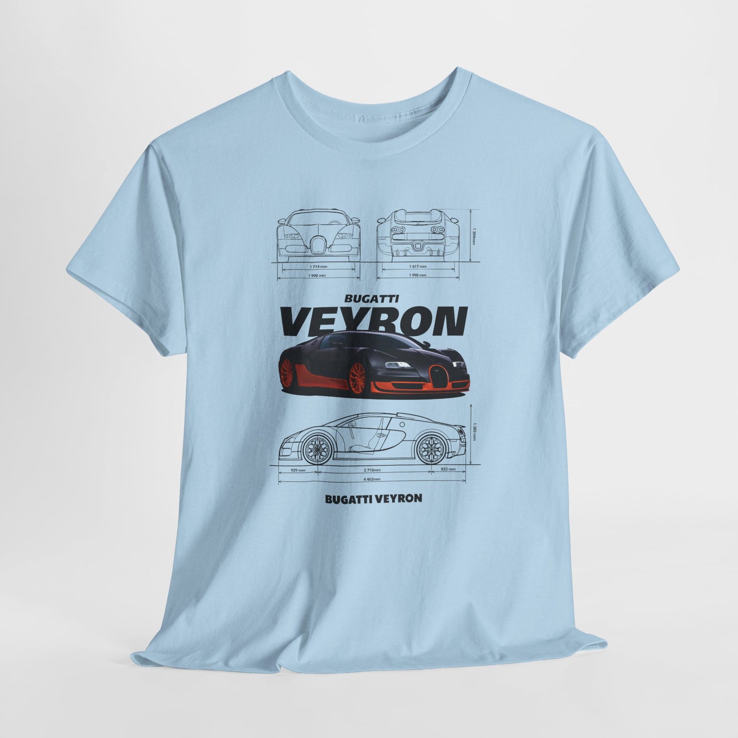 Bugatti Veyron Blueprint Collection Unisex T-Shirt