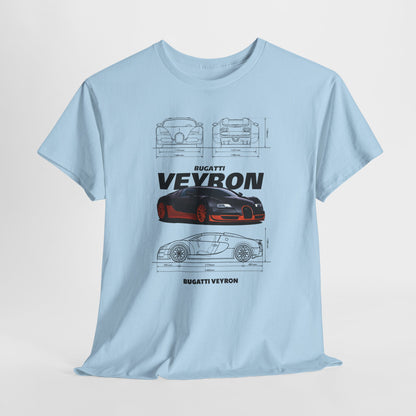 Bugatti Veyron Blueprint Collection Unisex T-Shirt