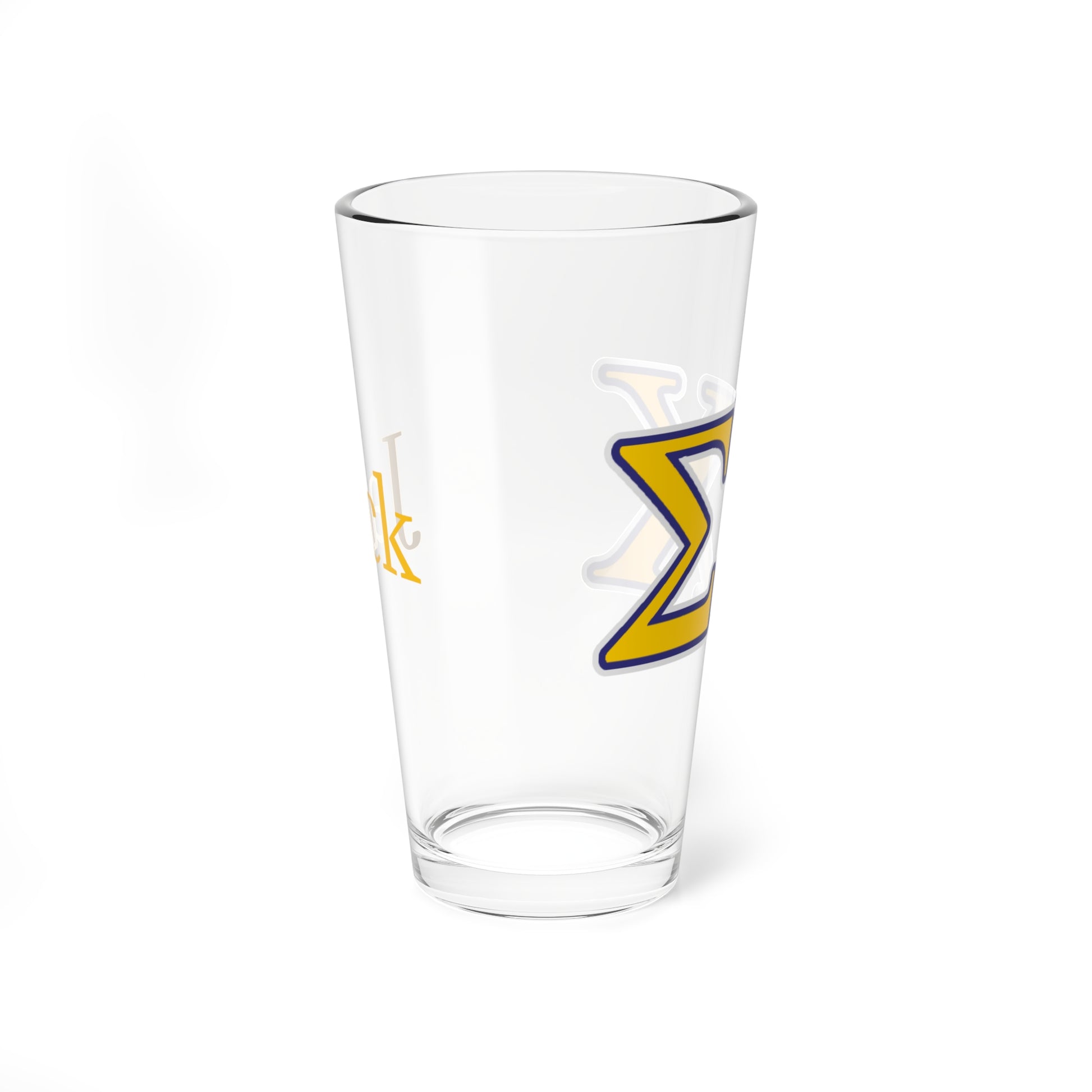 Personalized Sigma Chi Fraternity Pint Glass - 16oz - Drinking Glass