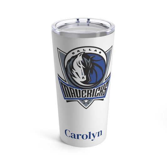 Personalized Dallas Mavericks 20oz Travel Mug