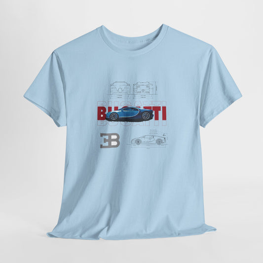 Bugatti Veyron Blueprint Collection Unisex T-Shirt