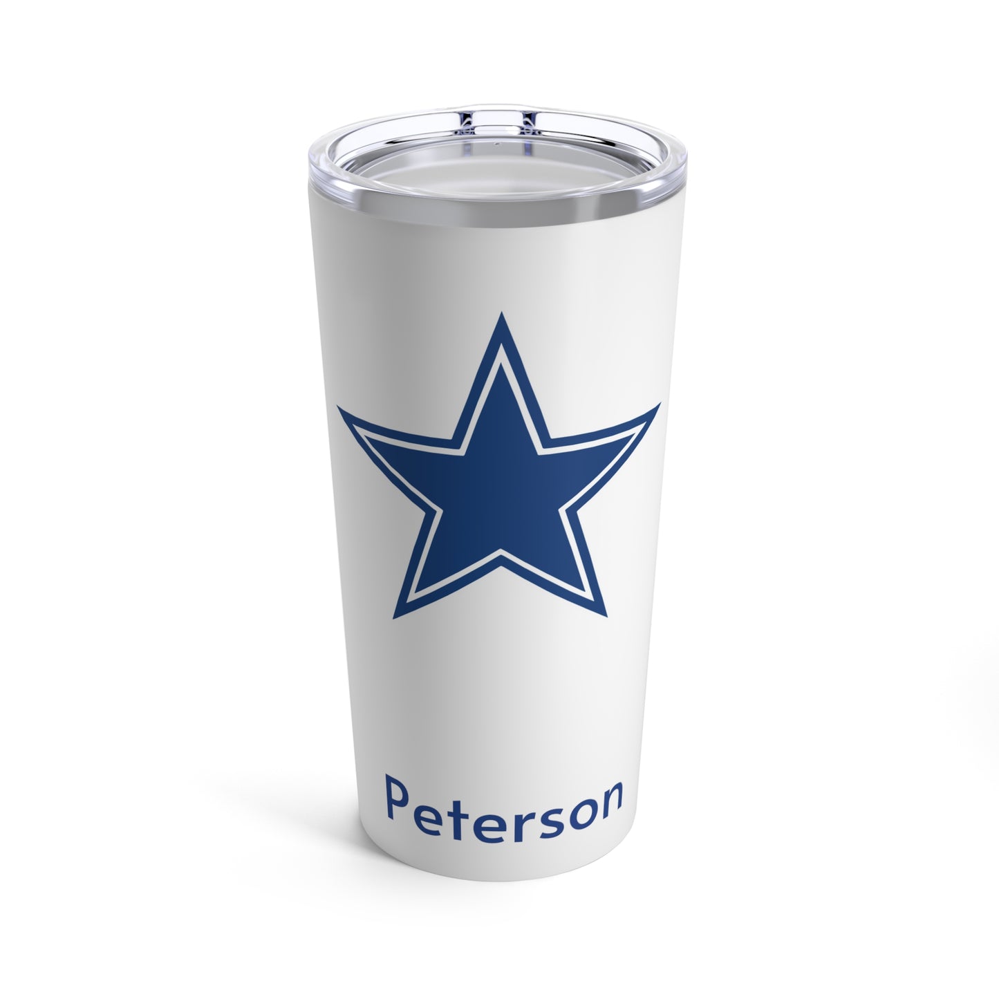 Personalized Dallas Cowboys 20oz Travel Mug / Tumbler + Vacuum-Insulated } Add