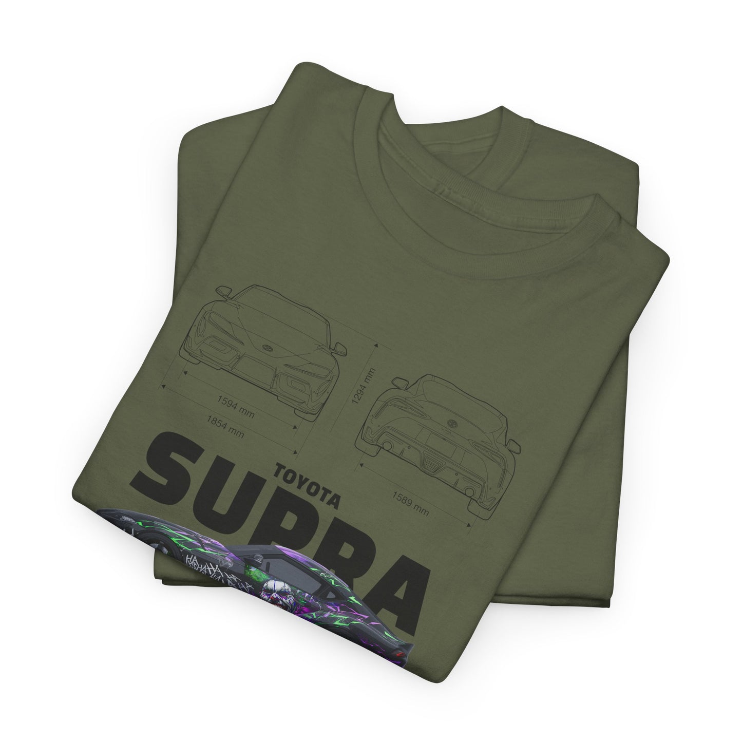 Toyota Supra A90 Blueprint Collection Unisex Cotton Tee