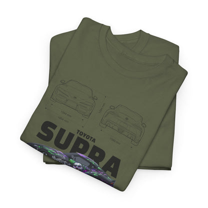 Toyota Supra A90 Blueprint Collection Unisex Cotton Tee