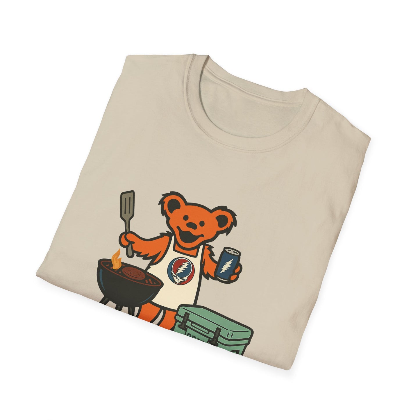 Grillin' Bear - Life is dead. Grateful Dead TShirt