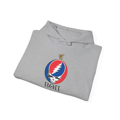 Personalized Beta Theta Pi Grateful Dead Unisex Heavy Blend Hoodie - Hooded Sweatshirt - Add A Name or Nickname To The Back for Free!