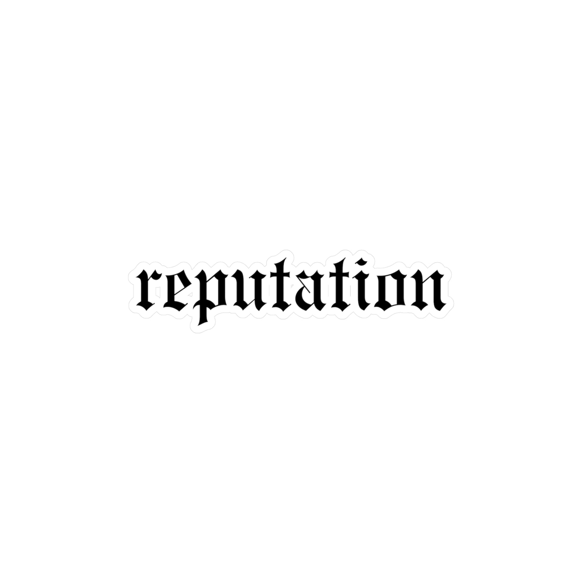 Taylor Swift Reputation Vinyl Sticker