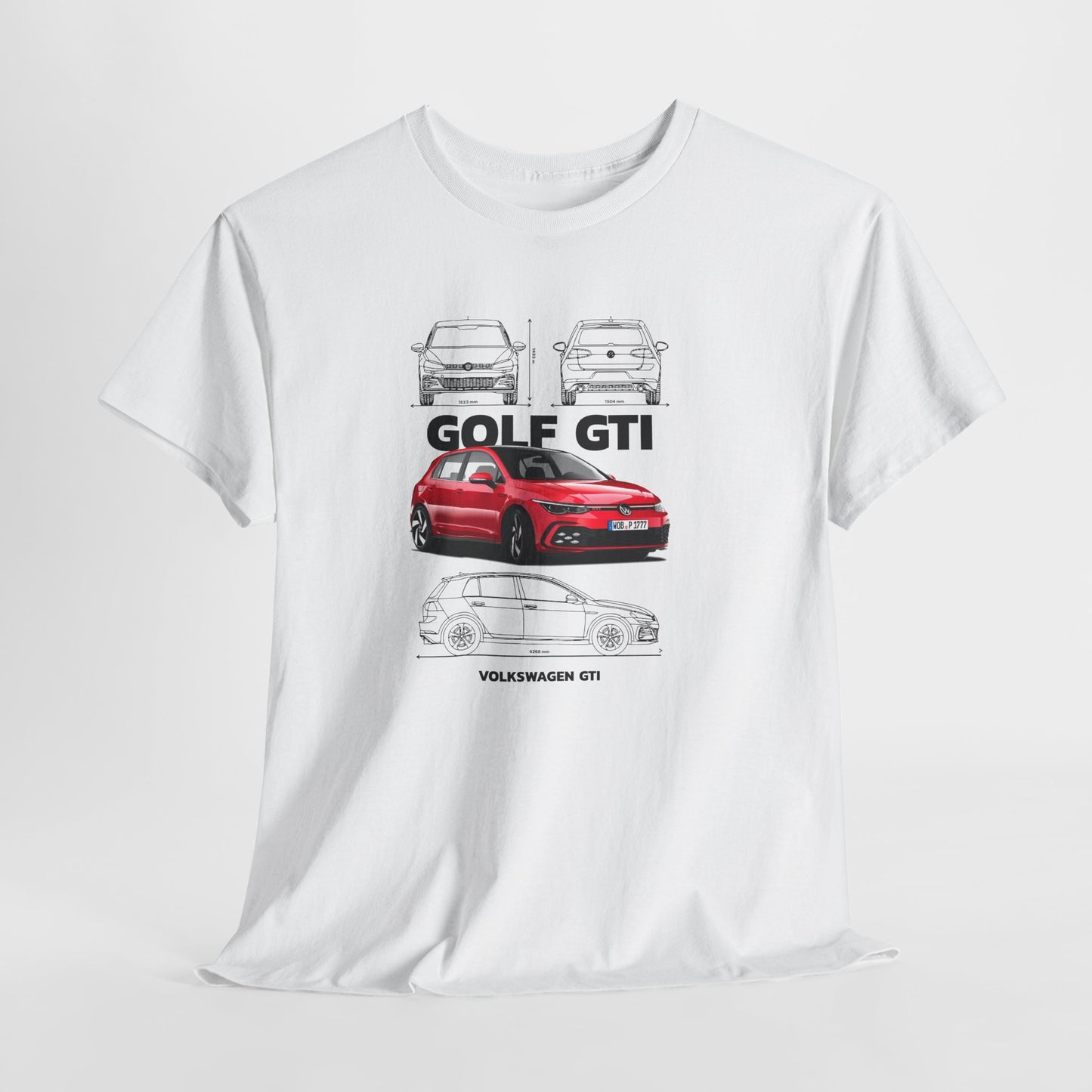 Volkswagen GTI Blueprint Collection Unisex Cotton Tee