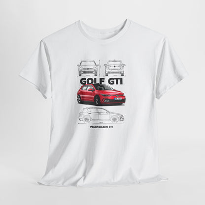 Volkswagen GTI Blueprint Collection Unisex Cotton Tee