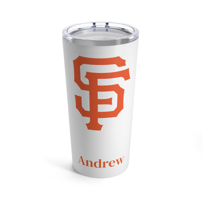 Personalized San Francisco Giants 20oz Travel Mug Tumbler