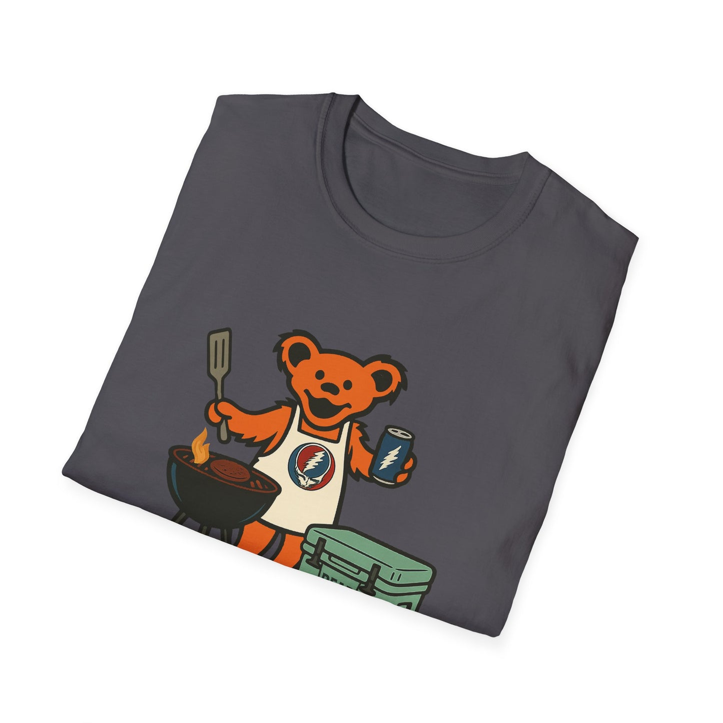 Grillin' Bear - Life is dead. Grateful Dead TShirt